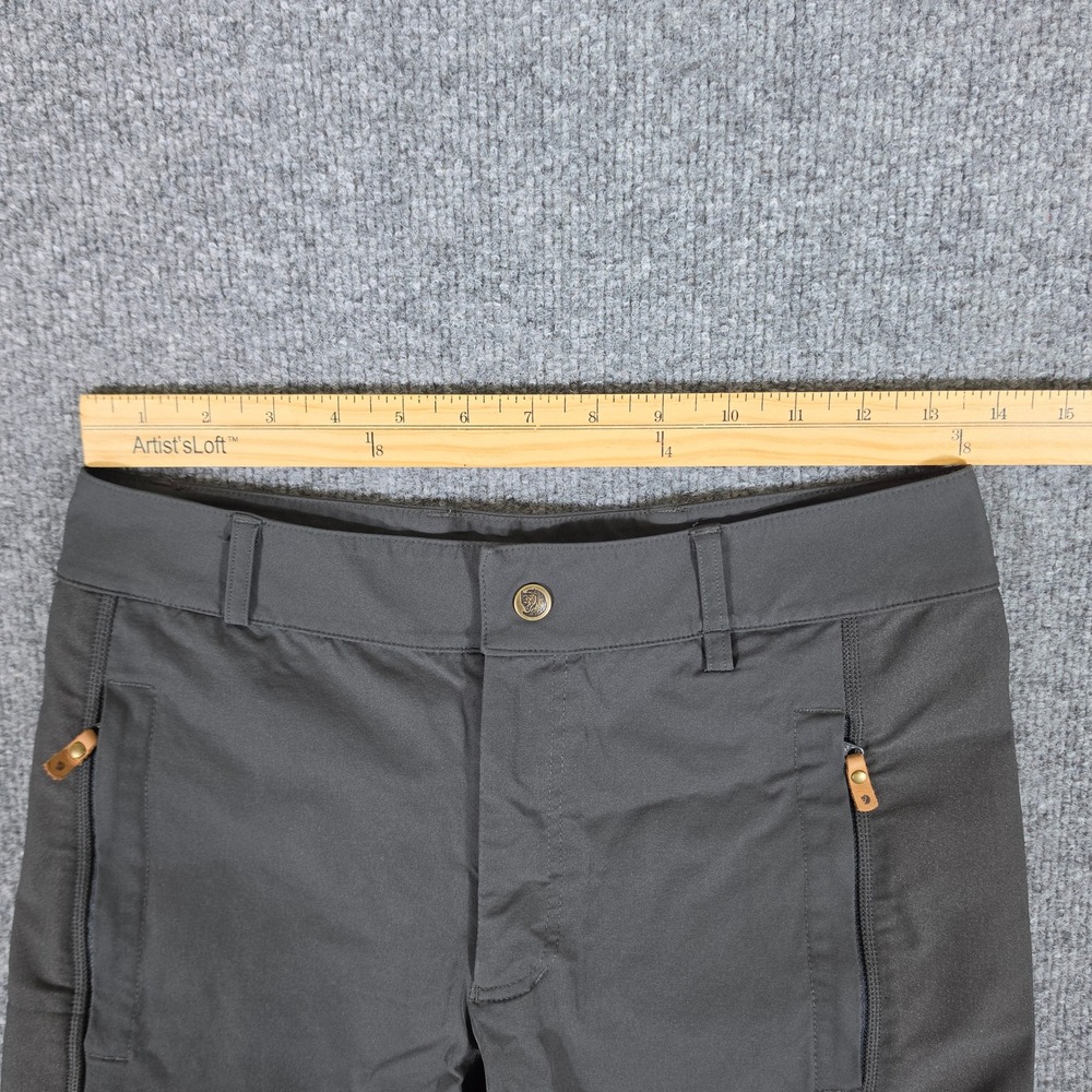 Fjallraven Abisko Trekking Tights Mens Small Dark Grey Hiking Technical Pants - Picture 5 of 12